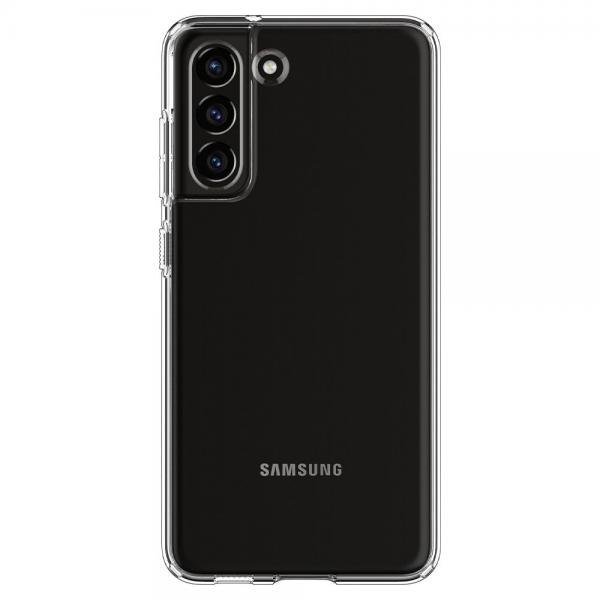 Carcasa Spigen Liquid Crystal compatibila cu Samsung Galaxy S21 FE 5G Crystal Clear
