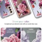 Carcasa Spigen Cecile compatibila cu Samsung Galaxy S21 Plus Rose Floral
