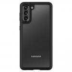 Carcasa Spigen Ultra Hybrid compatibila cu Samsung Galaxy S21 Plus Matte Black 2 - lerato.ro