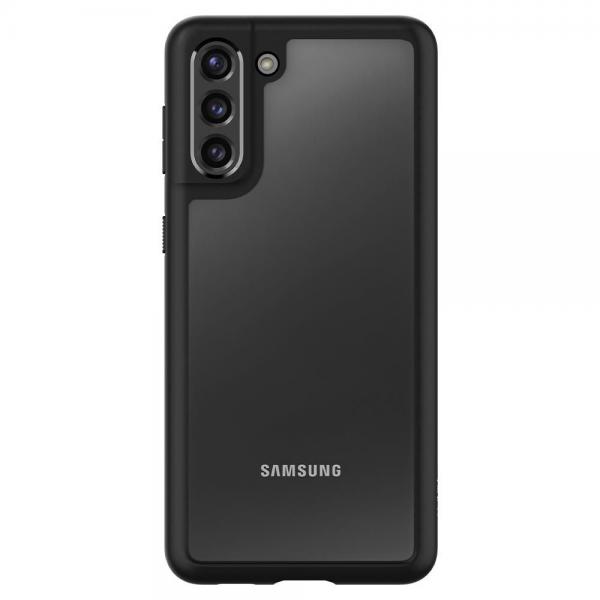 Carcasa Spigen Ultra Hybrid Samsung Galaxy S21 Plus Matte Black 1 - lerato.ro