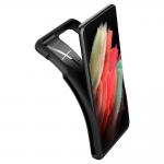 Carcasa Spigen Liquid Air Pen Edition compatibila cu Samsung Galaxy S21 Ultra Matte Black 5 - lerato.ro