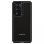 Carcasa Spigen Ultra Hybrid compatibila cu Samsung Galaxy S21 Ultra Matte Black 2 - lerato.ro
