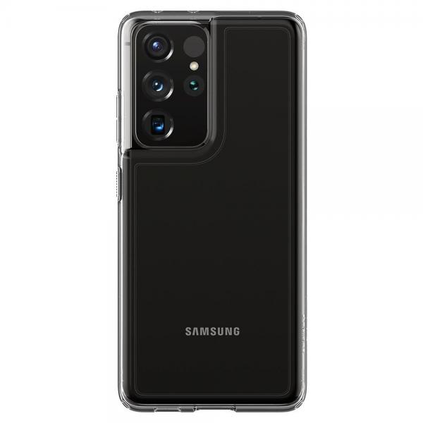 Carcasa Spigen Ultra Hybrid compatibila cu Samsung Galaxy S21 Ultra Crystal Clear 1 - lerato.ro