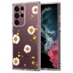 Carcasa Spigen Cecile compatibila cu Samsung Galaxy S22 Ultra Blooming Daisy 2 - lerato.ro