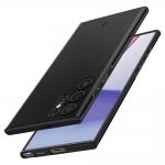 Husa slim Spigen Thin Fit compatibila cu Samsung Galaxy S22 Ultra Black 6 - lerato.ro