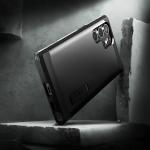 Carcasa Spigen Tough Armor compatibila cu Samsung Galaxy S22 Ultra Black 7 - lerato.ro