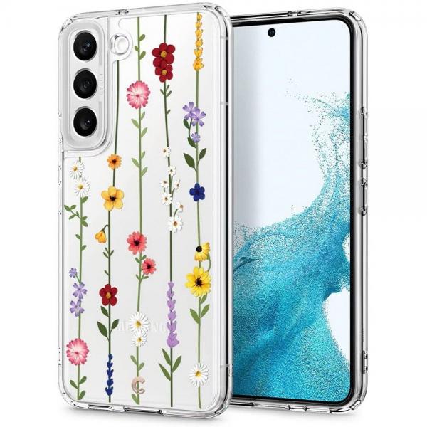 Carcasa Spigen Cecile compatibila cu Samsung Galaxy S22 Flower Garden 1 - lerato.ro