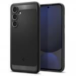 Carcasa Spigen Rugged Armor compatibila cu Samsung Galaxy S24 FE Matte Black 7 - lerato.ro