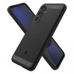 Carcasa Spigen Rugged Armor compatibila cu Samsung Galaxy S24 FE Matte Black 4 - lerato.ro
