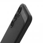 Carcasa Spigen Rugged Armor compatibila cu Samsung Galaxy S24 FE Matte Black 3 - lerato.ro