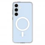 Carcasa Spigen Ultra Hybrid MagSafe compatibila cu Samsung Galaxy S24 FE White 2 - lerato.ro