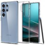 Carcasa Spigen Ultra Hybrid compatibila cu Samsung Galaxy S25 Ultra Crystal Clear 11 - lerato.ro
