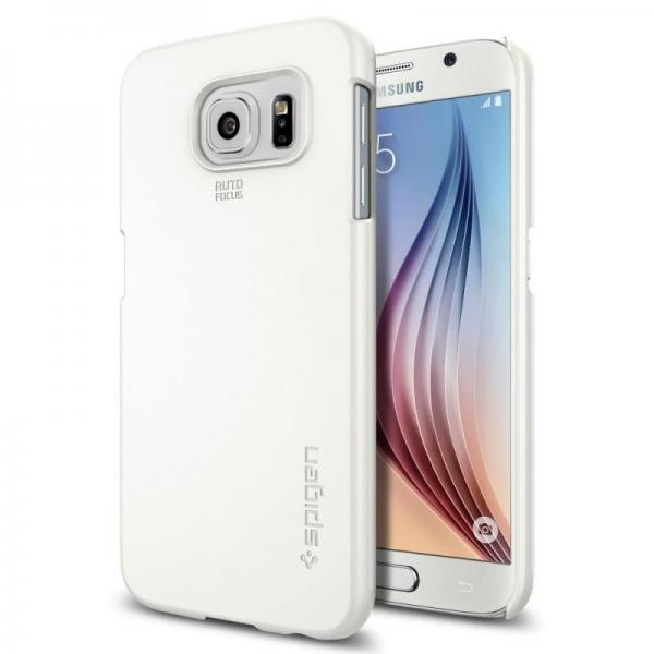 Carcasa Spigen Thin Fit Samsung Galaxy S6 Shimmery White