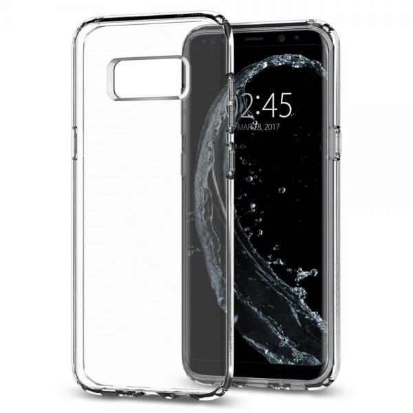 Carcasa transparenta Spigen Liquid Crystal Samsung Galaxy S8 Plus Crystal Clear 1 - lerato.ro
