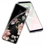 Carcasa fashion Spigen Liquid Crystal Blossom Samsung Galaxy S9 Plus Flower 5 - lerato.ro