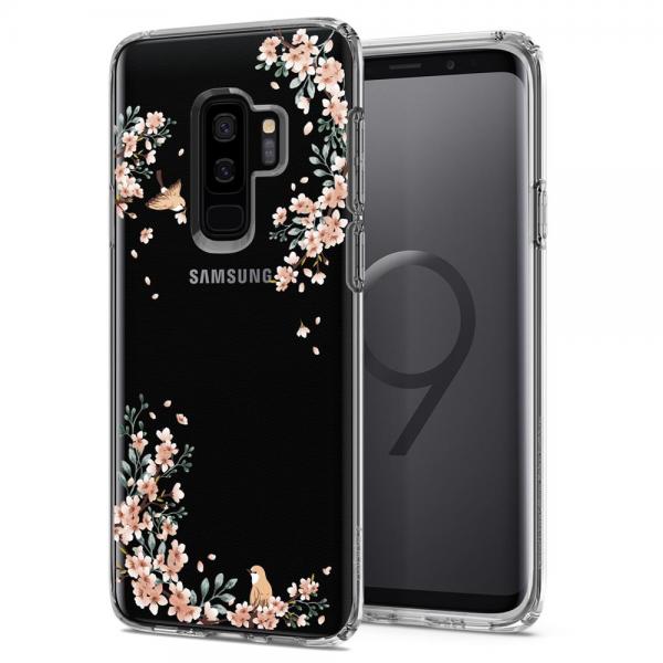 Carcasa fashion Spigen Liquid Crystal Blossom Samsung Galaxy S9 Plus Nature 1 - lerato.ro