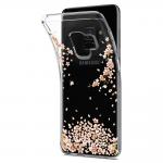 Carcasa fashion Spigen Liquid Crystal Blossom Samsung Galaxy S9 Crystal Clear 3 - lerato.ro