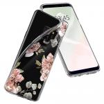 Carcasa fashion Spigen Liquid Crystal Blossom Samsung Galaxy S9 Flower 7 - lerato.ro