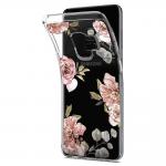 Carcasa fashion Spigen Liquid Crystal Blossom Samsung Galaxy S9 Flower