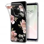 Carcasa fashion Spigen Liquid Crystal Blossom Samsung Galaxy S9 Flower 10 - lerato.ro