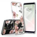 Carcasa fashion Spigen Liquid Crystal Blossom Samsung Galaxy S9 Flower
