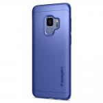 Carcasa Spigen Thin Fit 360 Samsung Galaxy S9 Coral Blue cu folie de protectie 3 - lerato.ro