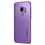 Carcasa Spigen Thin Fit 360 Samsung Galaxy S9 Lilac Purple cu folie de protectie 6 - lerato.ro