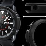 Carcasa Spigen Liquid Air compatibila cu Samsung Galaxy Watch 3 (41mm) Matte Black 11 - lerato.ro