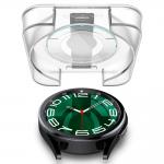 Set 2 folii sticla transparente cu sistem de montare Spigen GLAStR EZ FIT compatibil cu Samsung Galaxy Watch 6 Classic 47mm 6 - lerato.ro