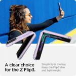 Carcasa Spigen AirSkin compatibila cu Samsung Galaxy Z Flip 3 5G Crystal Clear