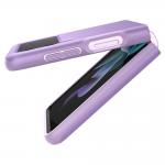 Husa slim Spigen Thin Fit compatibila cu Samsung Galaxy Z Flip 3 5G Shiny Lavender