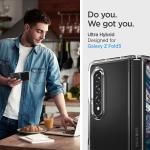 Carcasa Spigen Ultra Hybrid compatibila cu Samsung Galaxy Z Fold 3 5G Crystal Clear 17 - lerato.ro