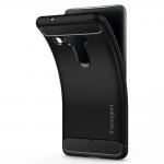 Carcasa Spigen Rugged Armor HTC U12 Plus Matte Black 3 - lerato.ro