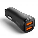 Incarcator auto Spigen Essential EV302, 2x USB, 30W, Negru 9 - lerato.ro