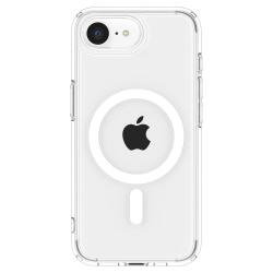 Carcasa Spigen Ultra Hybrid MagSafe compatibila cu iPhone 16e Clear White