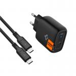 Incarcator retea Spigen ArcStation Pro GaN, USB-C, 45W, Cablu USB-C inclus, Negru 5 - lerato.ro