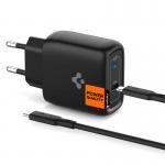 Incarcator retea Spigen ArcStation Pro GaN, USB-C, 45W, Cablu USB-C inclus, Negru 3 - lerato.ro
