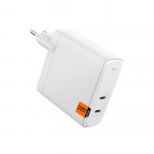 Incarcator retea Spigen ArcStation Pro GaN-1402, 2x USB-C, 140W, Alb