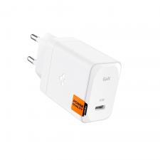Incarcator retea Spigen ArcStation Pro GaN-651, USB-C, 65W, Cablu USB-C inclus, Alb