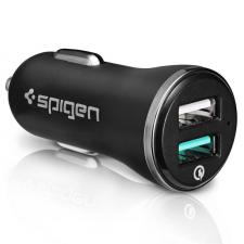 Accesorii auto, Incarcator auto Spigen F27QC, Dual USB, Quick Charge 3.0, Negru, lerato.ro