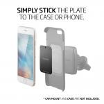 Set 4 placute metalice Spigen Kuel A210 pentru suporturi auto magnetici, Negru 7 - lerato.ro