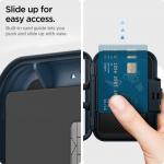 Portofel magnetic Spigen Lock Fit, Compatibil MagSafe, Metal Slate 17 - lerato.ro