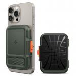 Portofel magnetic Spigen Lock Fit, Compatibil MagSafe, Military Green 3 - lerato.ro