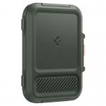 Portofel magnetic Spigen Lock Fit, Compatibil MagSafe, Military Green 2 - lerato.ro