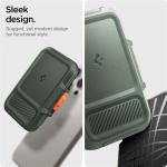 Portofel magnetic Spigen Lock Fit, Compatibil MagSafe, Military Green 14 - lerato.ro
