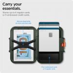 Portofel magnetic Spigen Lock Fit, Compatibil MagSafe, Military Green 8 - lerato.ro