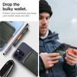 Portofel magnetic Spigen Lock Fit, Compatibil MagSafe, Military Green 11 - lerato.ro