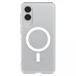 Carcasa Spigen Ultra Hybrid MagSafe compatibila cu Samsung Galaxy S25 Edge Clear White 2 - lerato.ro