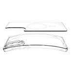 Carcasa Spigen Ultra Hybrid MagSafe compatibila cu Samsung Galaxy S25 Edge Clear White 7 - lerato.ro