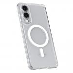 Carcasa Spigen Ultra Hybrid MagSafe compatibila cu Samsung Galaxy S25 Edge Clear White 8 - lerato.ro